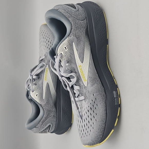 Brooks Ghost 16 Shoes Mens Size 9.5 Gray Sneakers Running Athletic Neutral Grey - Picture 6 of 13
